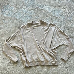 Lululemon Cream Crossbody Top